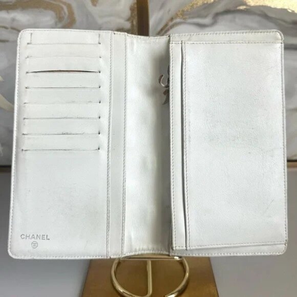 SOLD**SOLDChanel Icon Series - Precious Symbols CC - Metallic Gold Bifold Wallet - Picture 2 of 15